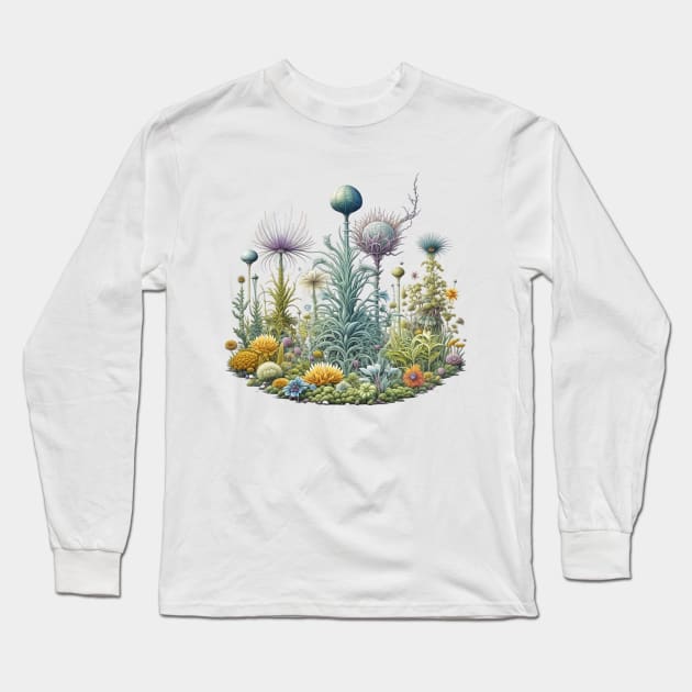 Trees in the imagination world Long Sleeve T-Shirt by Elysium Studio